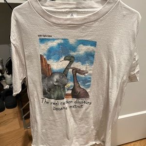 Vintage (The Far Side) - The Real Reason Dinosaurs Became Extinct T-Shirt 1991